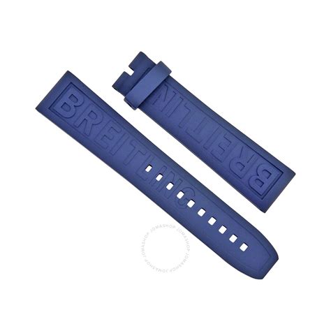 breitling blue rubber strap watch|genuine Breitling watch straps uk.